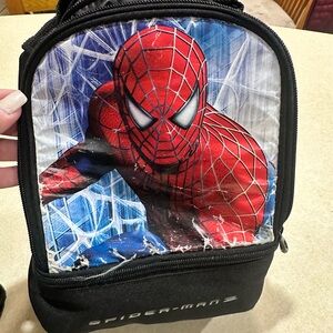 Spider-Man Lunch Bag with Web Design